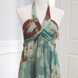 Nichole Miller Halter Dress with Copper Lining